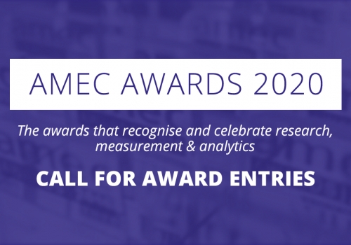 AMEC Awards 2020 Call for Award Entries