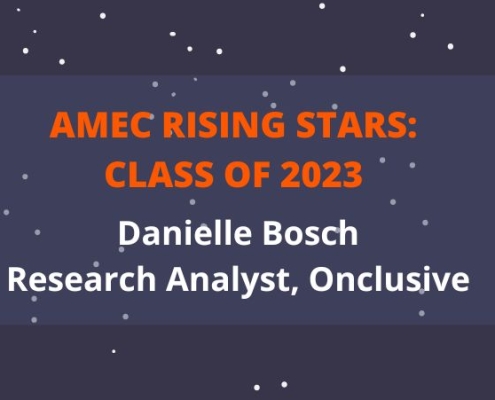 2023 AMEC Rising Stars_Danielle Bosch_ Research Analyst_ Onclusive