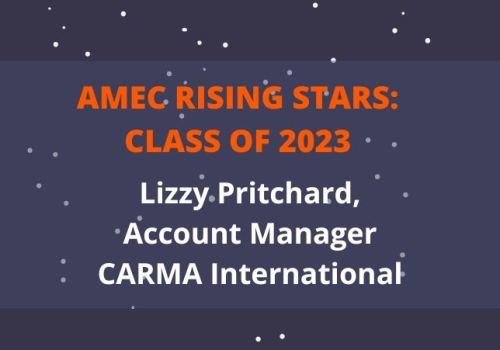 2023 AMEC Rising Star Lizzy Pritchard_Account Manager_CARMA International