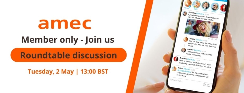 AMEC Roundtable Discussion for AMEC Members_Twitter access